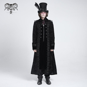 płaszcz męski DEVIL FASHION - BLACK GOTHIC VINTAGE