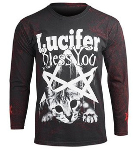 longsleeve AMENOMEN - LUCIFER BLESS YOU (OMEN090LO ALLPRINT RED)