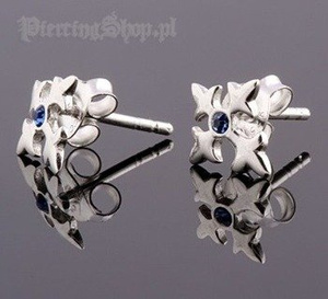 kolczyki do uszu KRZYŻ [STF-330]