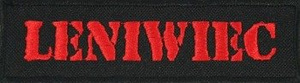 naszywka LENIWIEC - LOGO red