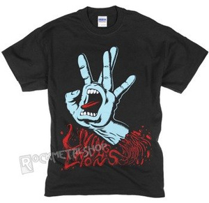 koszulka LIVING WITH LIONS - SCREAMING HANDS