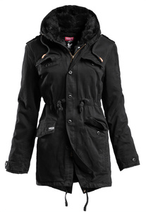 kurtka damska RAINCHEATER PARKA WN BLACK