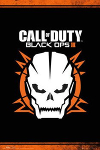 plakat CALL OF DUTY BLACK OPS 3 - SKULL