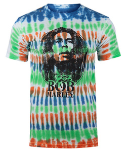 koszulka BOB MARLEY - B&W LOGO, barwiona