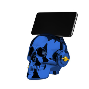 głośnik bezprzewodowy bluetooth - SKULL, blue