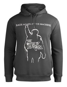 bluza RAGE AGAINST THE MACHINE - THE BATTLE OF LOS..... z kapturem