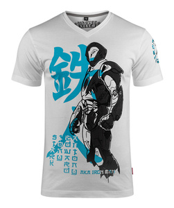 koszulka MARVEL EXTREME - IRON MAN WHITE SAMURAI, USZKODZONA