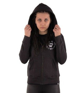 bluza damska METAL CHICKS DO IT BETTER - INDIAN, rozpinana z kapturem