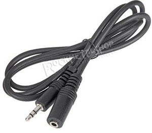 przedłużacz mały JACK STEREO 3,5 mm wtyk-gniazdo M/F / 1 m