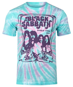 koszulka BLACK SABBATH - WORLD TOUR '78, barwiona