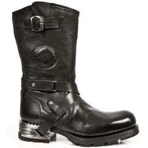 buty BUFALO NEGRO, ITALI NEGRO, MOTOROCK NEGRO [M.MR003-C20]