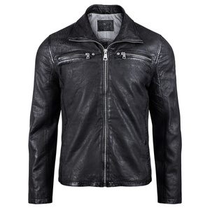 kurtka skórzana MMSANTIAGO BLACK RF