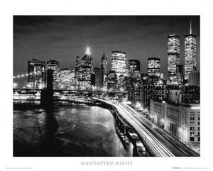 plakat MANHATTAN - NIGHT