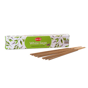 kadzidełka WHITE SAGE (BIAŁA SZAŁWIA) HEM, szlachetne pyłkowe