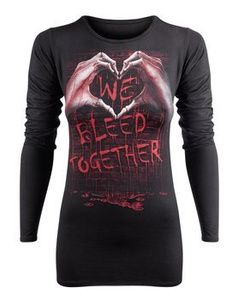 bluzka damska WE BLEED TOGETHER długi rękaw