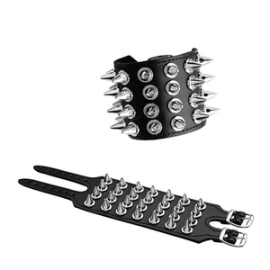 pieszczocha 4-rzędowa z ćwiekami SPIKE  2-sprzączki