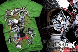 koszulka BLACK ICON - PINOCHIO zielona (MICON114 KELLY GREEN)