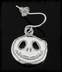 kolczyk DIRTY FACE biały