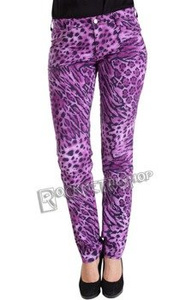 spodnie damskie CLOSE PANTS LEO purple