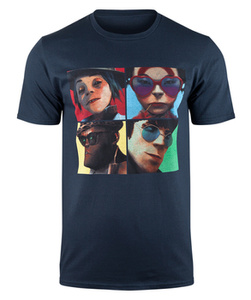 koszulka GORILLAZ - HUMANZ navy