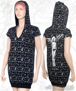 top z kapturem IRON FIST - AUTOMIC 2 V-NECK   (BLACK)