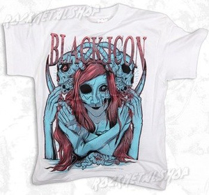 koszulka dla dzieci BLACK ICON - MY BRAIN MY SKULL white