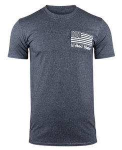 koszulka NASA - BLACK FLAG granatowy melanż