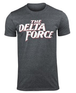 koszulka THE DELTA FORCE - WASHED LOGO ciemnoszary melanż