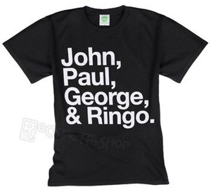 koszulka THE BEATLES - JOHN, PAUL, GEORGE & RINGO.