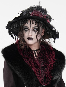 kapelusz DEVIL FASHION -  BLACK VINTAGE GOTHIC