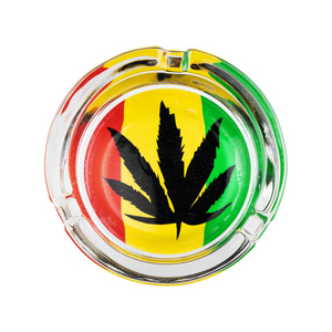 popielniczka szklana TRAWKA 22