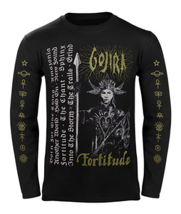 longsleeve GOJIRA - FORTITUDE TRACKLIST bawełna organiczna
