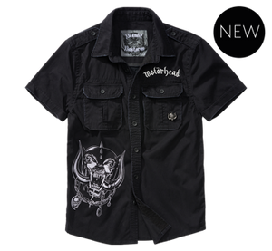 koszula MOTORHEAD VINTAGE SHIRT 1/2 black
