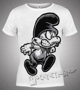 bluzka damska BLACK ICON - SMURF (DICON142 WHITE)