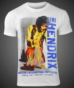 koszulka JIMI HENDRIX - MONTEREY POP FLAMES