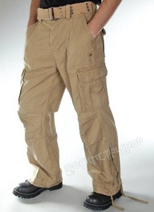 spodnie bojówki ROYAL VINTAGE beige