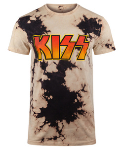 koszulka KISS - CLASSIC LOGO, barwiona