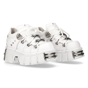 buty NEW ROCK NAPA BLANCA, TOWER BLANCO ACERO + lateral + puntera + trasera [M-120N-S24]