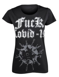 bluzka damska AMENOMEN - FUCK COVID-19 (OMEN156DA)