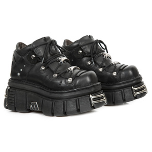 buty NEW ROCK ITALI NEGRO, ITALI NEGRO, ITALI NEGRO, TOWER NEGRO E14 ACERO + lateral + puntera + trasera [M-106N-S17]