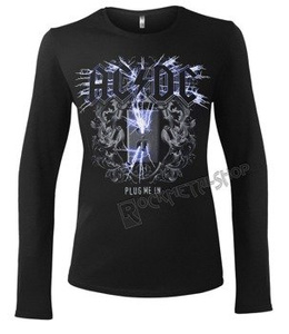 bluzka damska AC/DC - PLUG ME IN długi rękaw