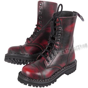 glany STEADY'S - 10 dziurek, czerwone przecierane (STE/10)