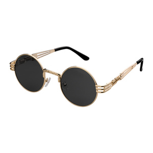okulary LENONKI STEAMPUNK RETRO GOLD BLACK