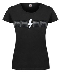 bluzka damska AC/DC - GUITAR CHORDS