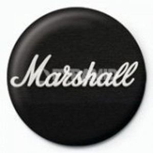 przypinka MARSHALL - - BLACK LOGO