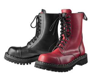 glany STEADY'S - 10 dziurek, BLACK/RED (STE/10/1/2) DWA KOLORY