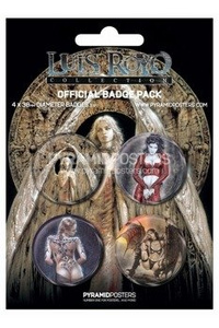 zestaw 4 przypinek Luis Royo BP80132