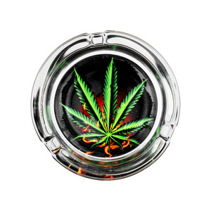 popielniczka szklana TRAWKA 21