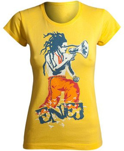 bluzka damska ENEJ - KOZAK żółta