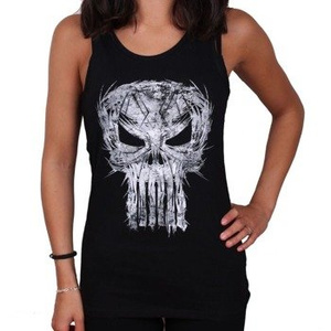 bluzka damska PUNISHER - SCARY LOGO na ramiączka